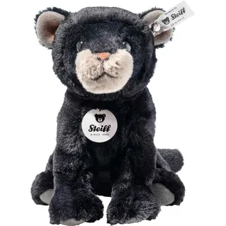 Steiff Kuscheltier Teddies for tomorrow Taky Baby Panther, aus recycelten PET Flaschen schwarz