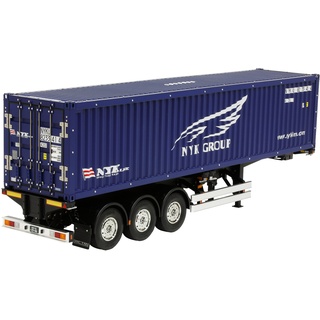 TAMIYA 300056330 56330 Tractor 1:14 RC Container Auflieger NYK, blau, 40 ft
