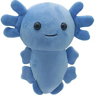 Noxxiez Axolotl Kuscheltier Plüsch (20 cm) – Ihr neuer knuddeliger Begleiter Blau - Blau