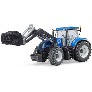 bruder 03121 - New Holland T7.315 mit Frontlader - 1:16 Bauernhof Landwirtschaft Traktor Trecker Schlepper Bulldog bworld Spielzeug Fahrzeug