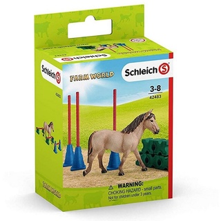 Schleich® Spielfigur Schleich 42483 - Farm World - Pony Slalom bunt