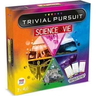 Winning Moves Trivial Pursuit Science 7 Jahre + – Kartenspiel für Kinder Wissenschaft – Quiz-Spiel – Reisespiel – Lernkarten – Quiz-Spiele