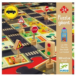 DJECO Spiel, DJ07161 Bodenpuzzle: Die Stadt