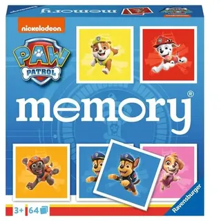 Ravensburger Spiel - Paw Patrol memory®, der Spieleklassiker für alle Fans der TV-Serie Paw Patrol