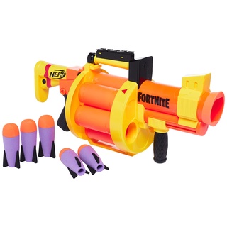 Nerf Fortnite GL Raketen-Blaster – Trommel, Pump-Action – enthält 6 Nerf Raketen – für Kinder, Jugendliche, Erwachsene