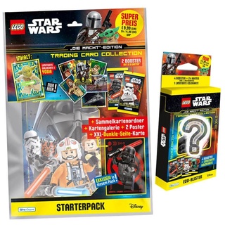 Blue Ocean Sammelkarte Lego Star Wars Karten Trading Cards Serie 4 - Die Macht Sammelkarten, Lego Star Wars Serie 4 - 1 Starter + 1 Blister Karten