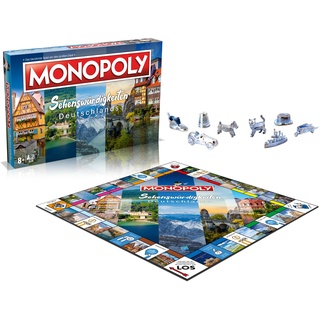 Winning Moves - Monopoly - Sehenswürdigkeiten Deutschlands - Brettspiel - Alter 8+ - Deutsch