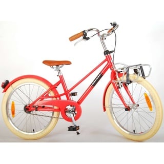 Volare Kinderfahrrad Melody - Mädchen - 20 Zoll - Koralrot - Prime Collection- bis 115 kg, 85% zusammengebaut, Innova Reifen, Altersempfehlung: 6 - 8 Jahre