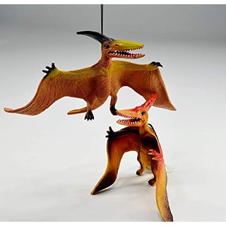 K-Toys 1 x Flugsaurier Pteranodon Dinosaurier ca. 30cm, 1 aus 2 Varianten