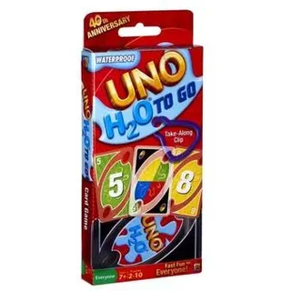 MTLP1703 - UNO H2O To Go, Kartenspiel für 2 bis 10 Spieler ab 7 Jahren (FR,IT,DE-Ausgabe)