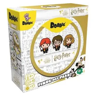 Zygomatic Kartenspiel ZYGD0025 Dobble Harry Potter, ab 6 Jahre, Metalldose, 2-8 Spieler