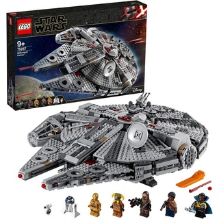 LEGO® Konstruktionsspielsteine Star Wars 75257 Millennium Falcon Raumschiff Bau Set, (Set, 1351 St)