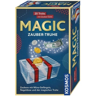 Kosmos Zauberkasten KOSMOS 657505 - Zauber-Truhe, 20 magische Tricks mit Zaubergeld und Münzen