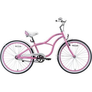 Jugendfahrrad BIKESTAR Fahrräder Gr. 32 cm, 24 Zoll (60,96 cm), rosa (pink) Kinder Alle Fahrräder für Damen