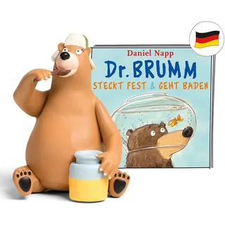 tonies Hörfiguren für Toniebox, Dr. Brumm steckt fest/Dr. Brumm geht Baden, Hörbuch mit Liedern für Kinder ab 3 Jahren, Spielzeit ca. 28 Minuten