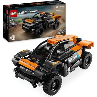 LEGO Technic NEOM McLaren Extreme E Race Car Set, Auto-Spielzeug mit Rückziehmotor für Kinder, baubares Aufziehauto, Technik-Geschenk für Jungs ... - Bunt