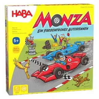 Haba Brettspiel 1004416001, Monza, ab 5 Jahre, 2-6 Spieler