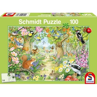 Puzzle Schmidt Spiele Tiere im Wald 100 Teile