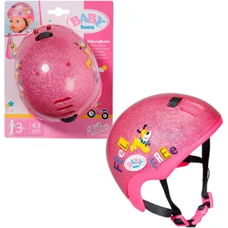 Baby Born Puppen Helm Fahrradhelm rosa