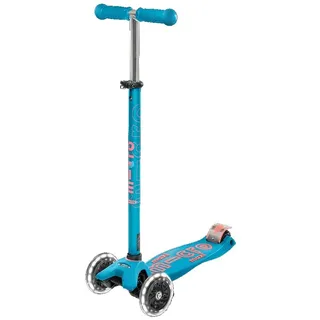 Micro Roller Maxi Deluxe Aqua/Orange LED - Blau