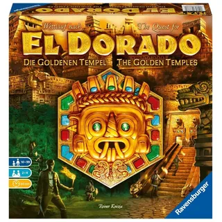 Ravensburger Spiel Wettlauf nach El Dorado Die goldenen Tempel, Familienspiel bunt