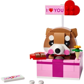 LEGO Valentinstag 40679 Love Gift Box Hund Puppy Set