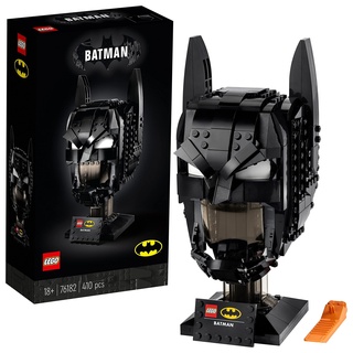 LEGO 76182 DC Batman Helm Bauset für Erwachsene, Modellbausatz, Fanartikel, Geschenkidee für Sammler
