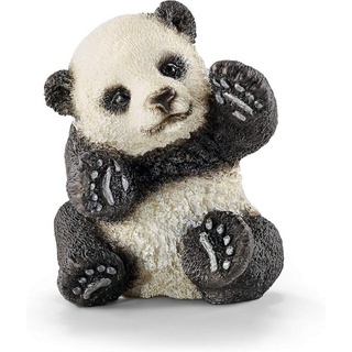 Schleich® Spielfigur Panda Junges, spielend schwarz|weiß