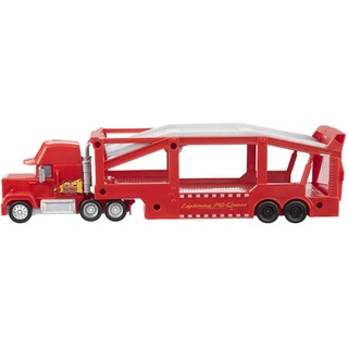 Disney Pixar Cars HHJ54 - Mack Hauler, Spielzeug-Transporter (ca 33 cm) mit Rampe und Stauraum für 12 Fahrzeuge, Geschenk für Kinder ab 4 Jahren