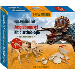 Die Spiegelburg Großes Ausgrabungsset Triceratops - T-Rex World