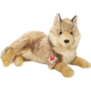 Teddy Hermann® Kuscheltier Wolf liegend, 40 cm braun