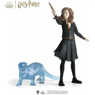 Schleich 42681 - Harry Potter, Hermine Granger & Patronus, Spielfiguren, Höhe Hermine: ca. 9 cm
