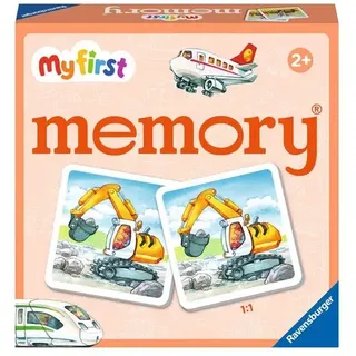 Ravensburger Spiel - My first memory® Fahrzeuge, Merk- und Suchspiel mit extra großen Bildkarten für Kinder ab 2 Jahren