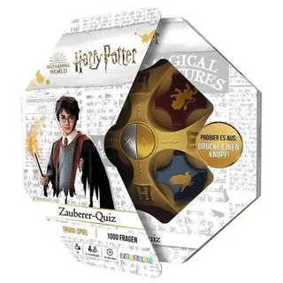 Asmodee Spiel ZAND0001 - Harry Potter - Zauberer-Quiz, 2-4 Spieler, ab..., Familienspiel, Quizspiel / Wissensspiel bunt