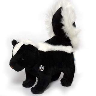 Stinktier Kuscheltier Skunk schwarz weiß stehend Plüschtier FUNKEY