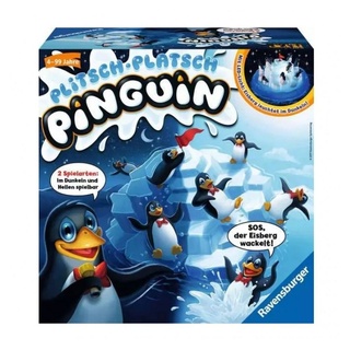 Ravensburger Spiel, Plitsch-Platsch Pinguin - S.O.S Der Eisberg Wackelt - Neu -