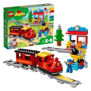 LEGO-DUPLO 10874 Dampfeisenbahn, ab 2 bis 5 Jahre, 59 Teile
