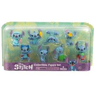 Magische Kapseln - Stitch Collectible Figure Set, 8 Exklusive Disney Stitch-Figuren, mit verschiedenen Posen und Zubehör, Sammelspielzeug, Jungen und Mädchen +3 Jahre, Berühmt (TTC02000)