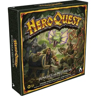 Hasbro HeroQuest Brettspiel-Erweiterung Jungles of Delthrak Abenteuerpack *Englische Version* (Englisch)