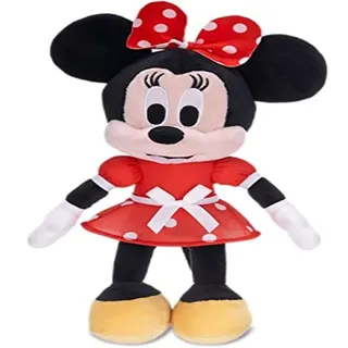 Play by Play Plüschtier Minnie Maus, 30 cm, Minnie mit rotem Kleid und Punkten, Mädchen (760021182)