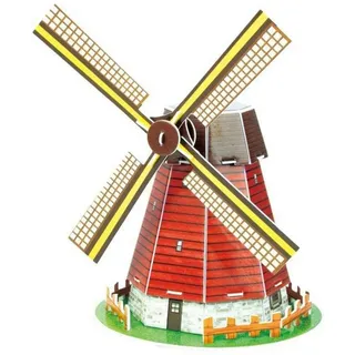 Revell® Puzzle 3D - Holländische Windmühle, 20 Puzzleteile braun