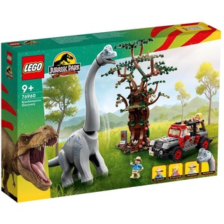 LEGO® Konstruktionsspielsteine Jurassic Park 76960 - Entdeckung des Brachiosaurus, (512 St), Dinosaurier Bauset Spielset ab 9 Jahren bunt