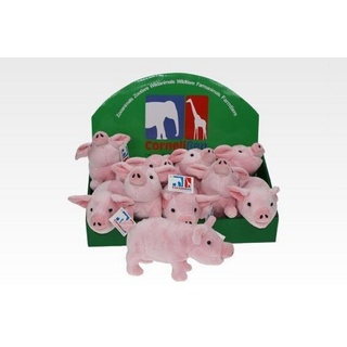 Cornelißen Plüschfigur Schwein ca. 21 cm naTierliche Geschenke Stofftier (1-St) bunt