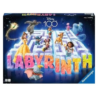 Ravensburger Brettspiel 27460 Disney 100 Labyrinth, ab 7 Jahre, 2-4 Spieler