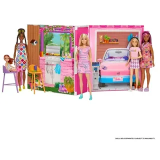 Barbie Puppenhaus mit Barbie-Puppe und Zubehörteilen zum Dekorieren