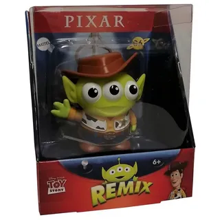 Disney Pixar Spielfigur Mattel Disney Pixar HCC10 Remix Aliens Woody mit Hut Cowboy Toy Story bunt
