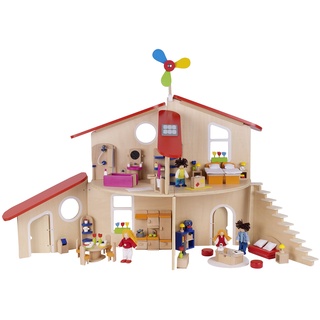 Goki 51737 Puppenhaus "Modern Living" aus Holz