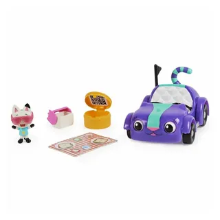 MULTIMARCA Spielfigur Gabby's Dollhouse - Carlita-Spielzeugauto mit Pandy Paws Figur