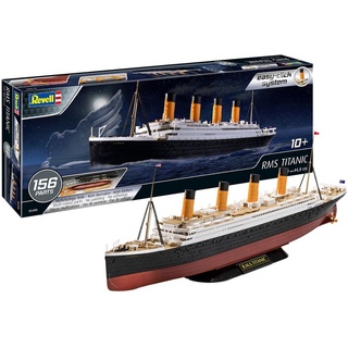 Revell® Modellbausatz easy-click RMS TITANIC, Maßstab 1:600, Made in Europe rot|schwarz