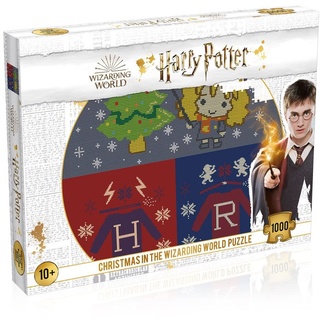 Winning Moves 1000 EL. Harry Potter BoÄšze Narodzenie w Hogwarcie [Puzzle]
